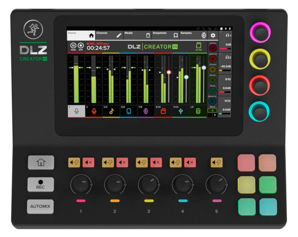 Mackie DLZ Creator XS DSP/Bluetooth Podcast/Streaming Digital Mixer+Pro Boom Arm - Image 4 of 4