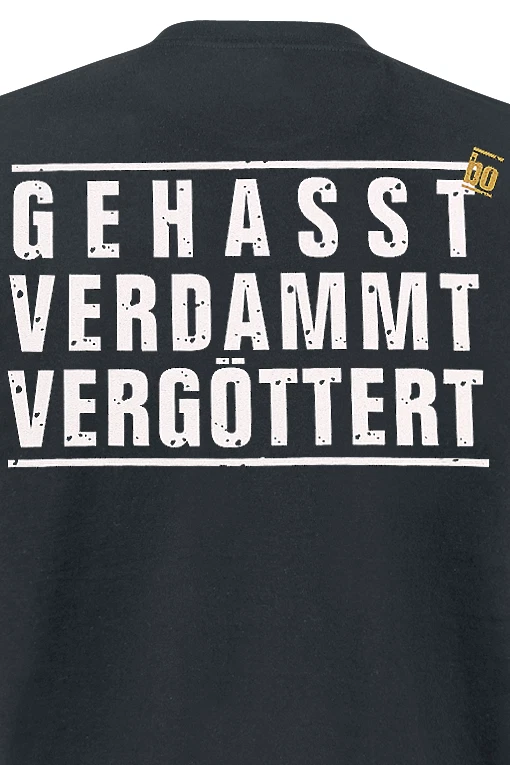 Böhse Onkelz T-Shirt Herren Gehasst, verdammt, vergöttert II. schwarz - Bild 4 von 4