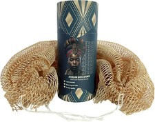 African Net Sponge, Authentic African Exfoliating Sponge, Black Owned, Back S...