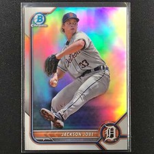 2022 Bowman Chrome Jackson Jobe Bowman Prospect Base Refractor /499