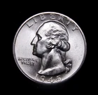 1945-S Washington Quarter Gem BU+++++