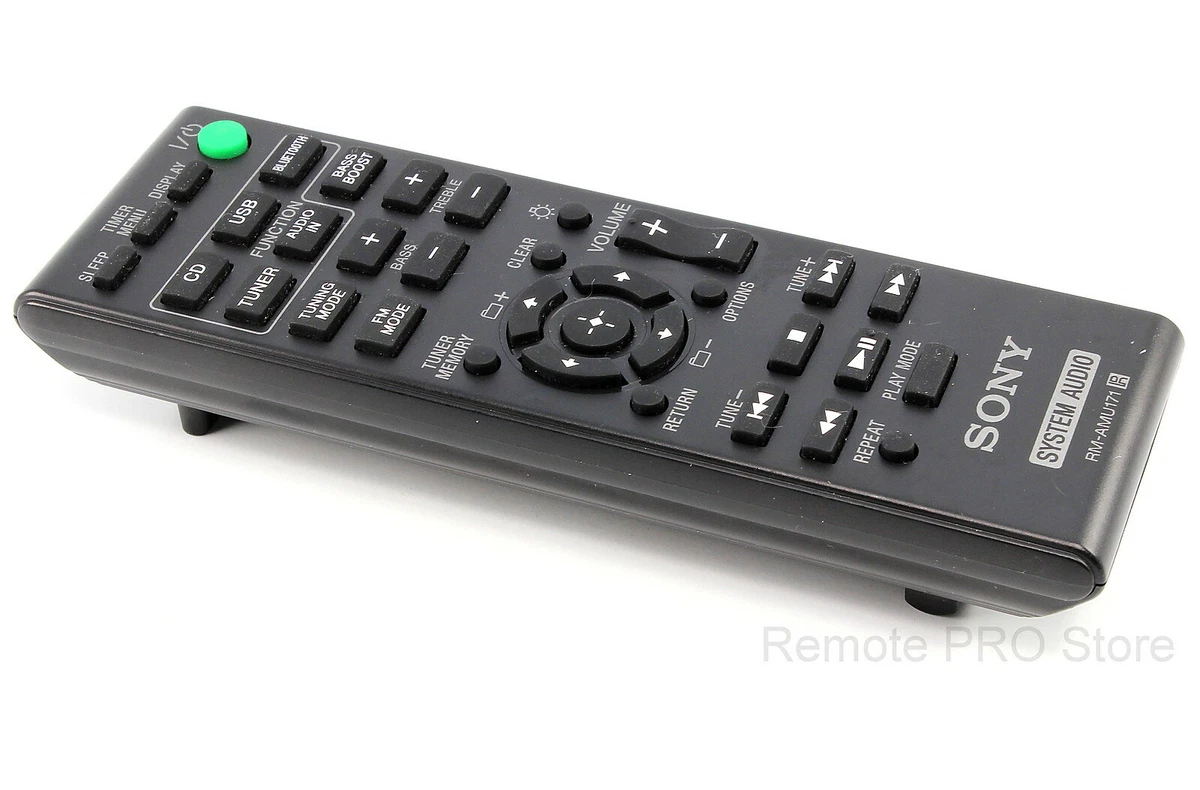 SONY Micro Music System GENUINE Remote CMT-BT60 CMT-BT60B CMT-BT80W  CMT-BT80WB