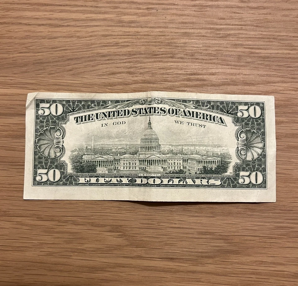 50 dollar bill 1981 A - Image 3 of 3