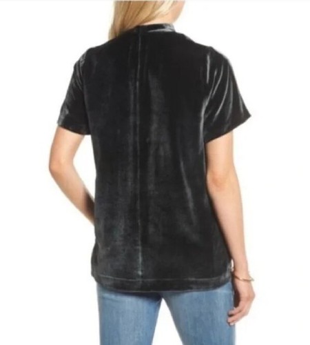 Madewell Velvet Choker Top Size Small Whimsigoth Grunge - Picture 3 of 9