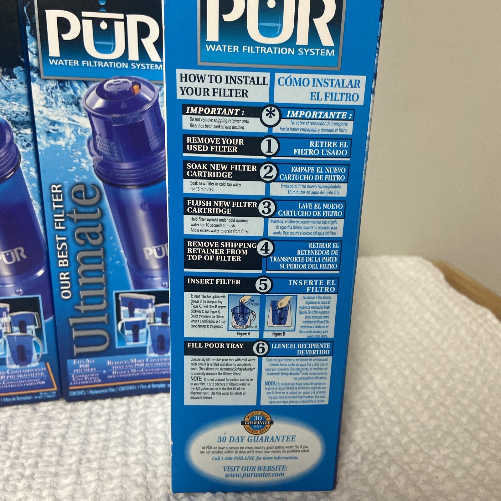 Lot Of 3 PUR CRF950L Ultimate Water Pitcher Replacement Filter SEALED NEW eBay