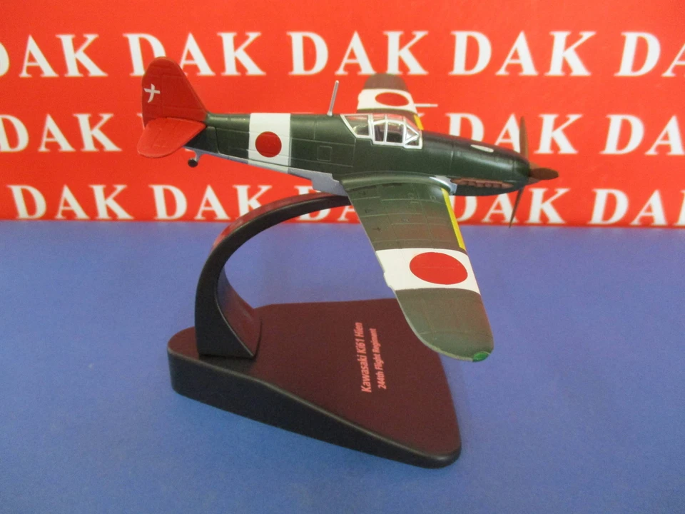 Die cast 1/72 Modellino Aereo Aircraft Kawasaki Ki-61 244th Flight by Oxford - Immagine 2 di 4