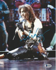 SINGER ALICE COOPER SIGNED 8X10 PHOTO 6 SHOCK ROCK ICON PROOF BECKETT COA BAS