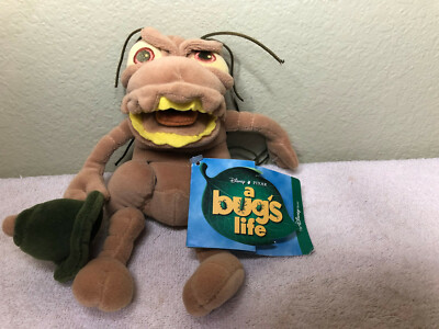 PT Flea  Disney Store Exclusive A Bug's Life 8'' Bean Bag Plush Mini w tags
