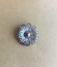 Broche Ancienne En Argent Poinçonné