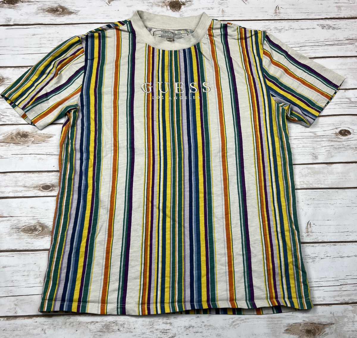 Guess los angeles shirt striped 2025