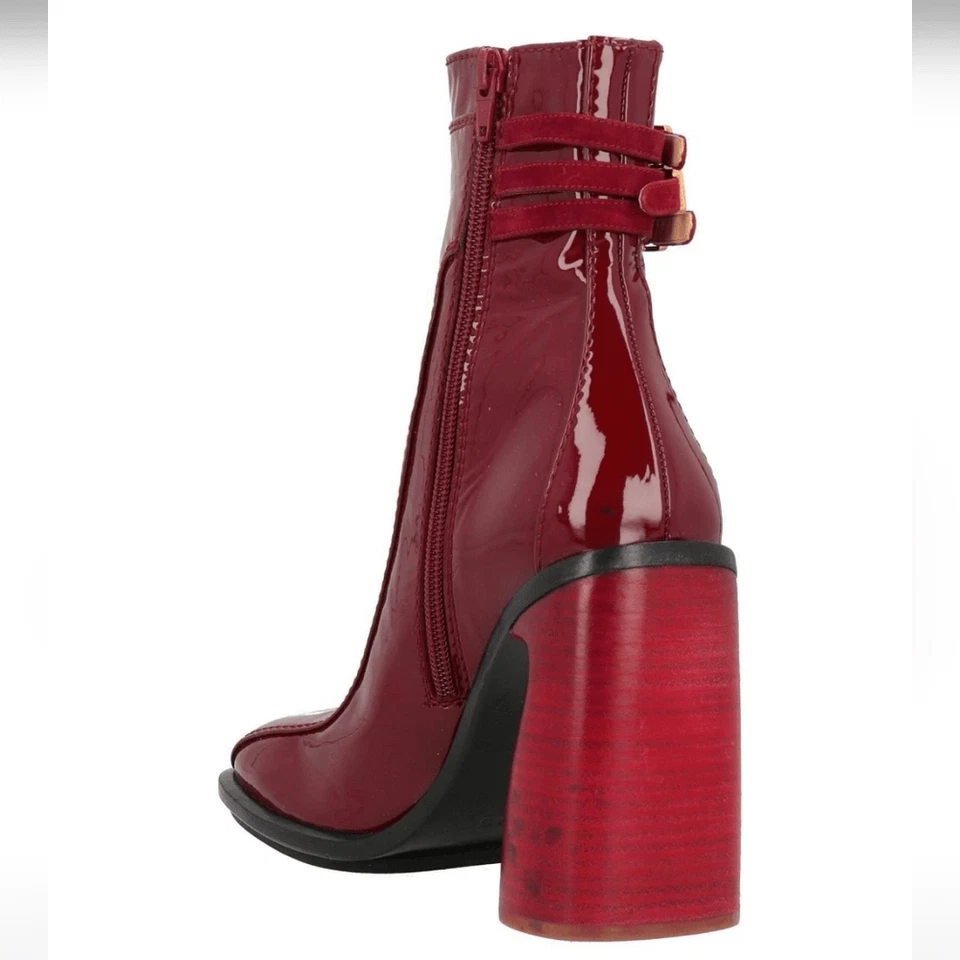 Rochas лодыжки кожи бордовый ботинок ботинки обувь размер 39 новый - Изображение 3 из 4