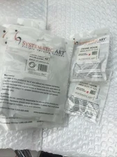 Systematic Art Lot 9 J Hook Cable Nylon Clear & 2  Crane Hooks Fast Ship