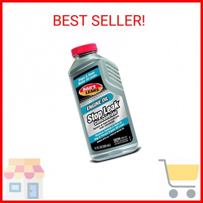 Bar's Leaks 1010 Engine Oil Stop Leak Concentrate, 11 oz, 1 Pack, Grey