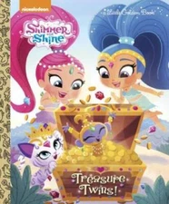 Treasure Twins! (Shimmer and Shine) (Little Golden Book) - Hardcover - GOOD