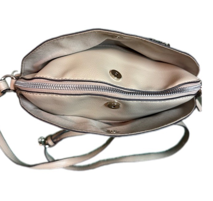 Bold Elements Multipockets Crossbody Bag Gray Fau… - image 15