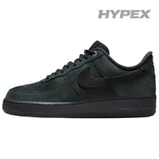 Nike Air Force 1 Low 'Triple Black Nubuck' Men CJ9179-001 New Size