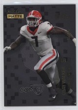 2022 Wild Card MATTE Touch Football Black Squares /175 Quay Walker Rookie RC 7l6. rookie card picture