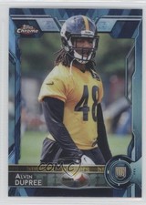 2015 Topps Chrome Rookies Hot Box Blue Diamond Refractor Bud Dupree Alvin s2s