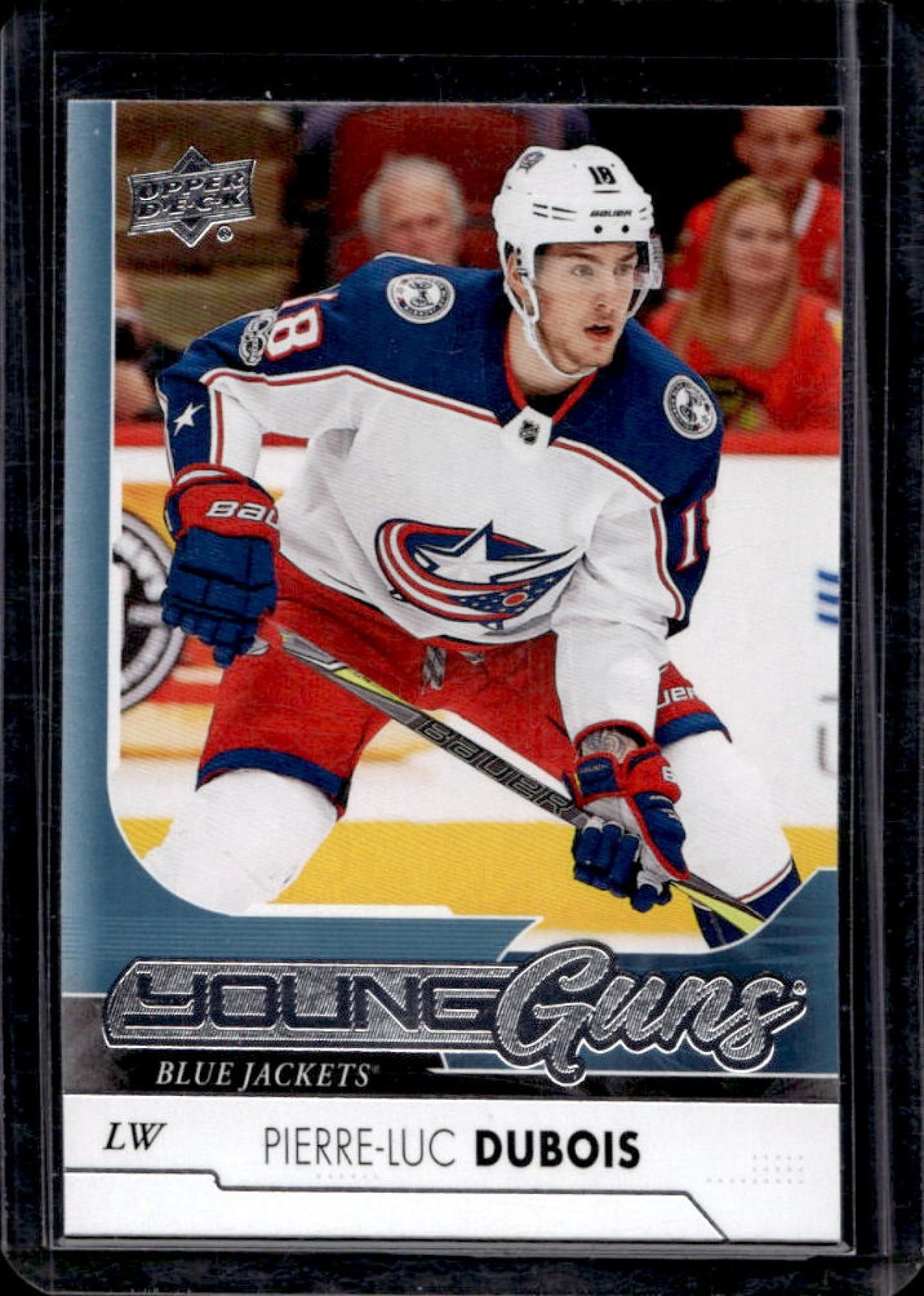 2017-18 Upper Deck Pierre-Luc Dubois Young Guns RC #204 Blue Jackets