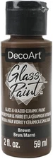 DecoArt Glass Paint 2oz-Brown