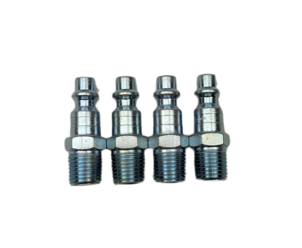 Parker 2726 1/4" Body 1/4-18 Nipple NPTM Hydraulic Fitting Connectors Pack of 4