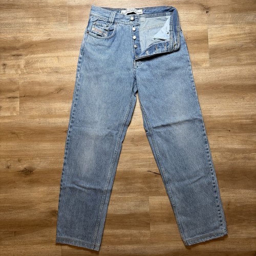 Diesel, Vintage Diesel Saddle Jeans Men 28x30 Blue Loose Tapered Medium Wash 90s (Tag30)