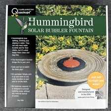 Quackups Solar Bubbler Fountain for Hummingbi...
