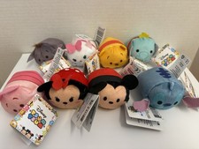 Disney Tsum Tsum Mini Plush Lot Of 8 Mickey Minnie Pooh Stitch And More