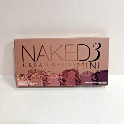 Urban Decay MINI NAKED3 Eyeshadow Palette 6 Rose-Neutral Shades Authentic NIB