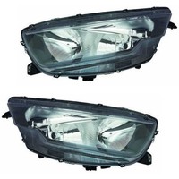 Halogen Scheinwerfer Set H7 H1 W5W W21W Schwarz FüR Iveco Daily VI Kasten
