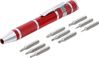 PräZisions Bit Schrauber Satz 10-Tlg. Feinmechaniker Mini Schraubenzieher Set