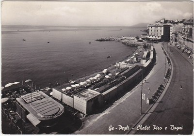 GENOA PEGLI - CHALET PIRO E BAGNI - TRAVEL 1949 -21227-