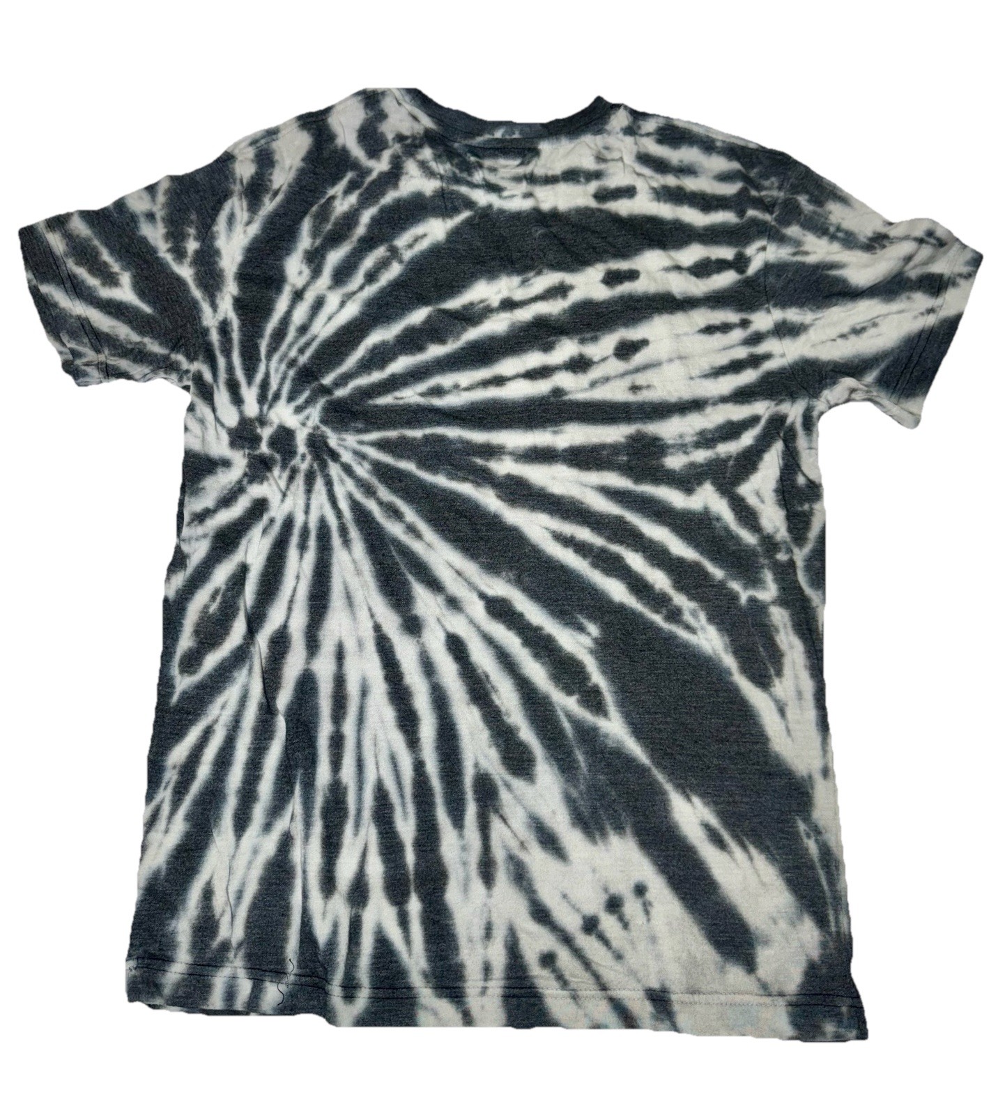 FILA T Shirt Maglietta Uomo Grande Spell Out Tie Dye Nero Bianco Logo Nuova con etichette