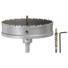 Metal Hole Saw  Carbide Cutter 140mm / 5.5" Dia for Stainless Steel, Metal