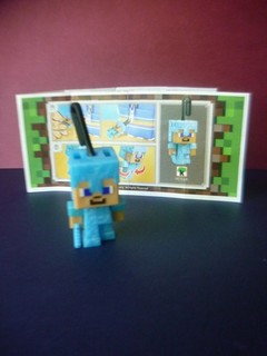 Kinder Joy . Minecraft . Stive armoure de diamant . Clip zip VC318 BPZ / EAC