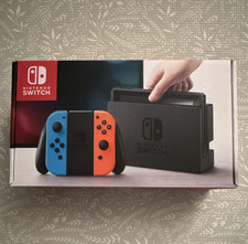 Nintendo Switch Console Neon Red/Blue Joy-Con Dock & Box
