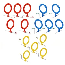 5Set Dental Sensor Holder Dental X-Ray Positioning Aiming Ring Bitewing/Anterior