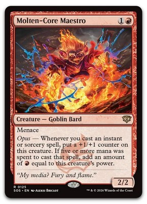 Molten-Core Maestro #125 (NM) Secrets of Strixhaven SOS Magic MTG