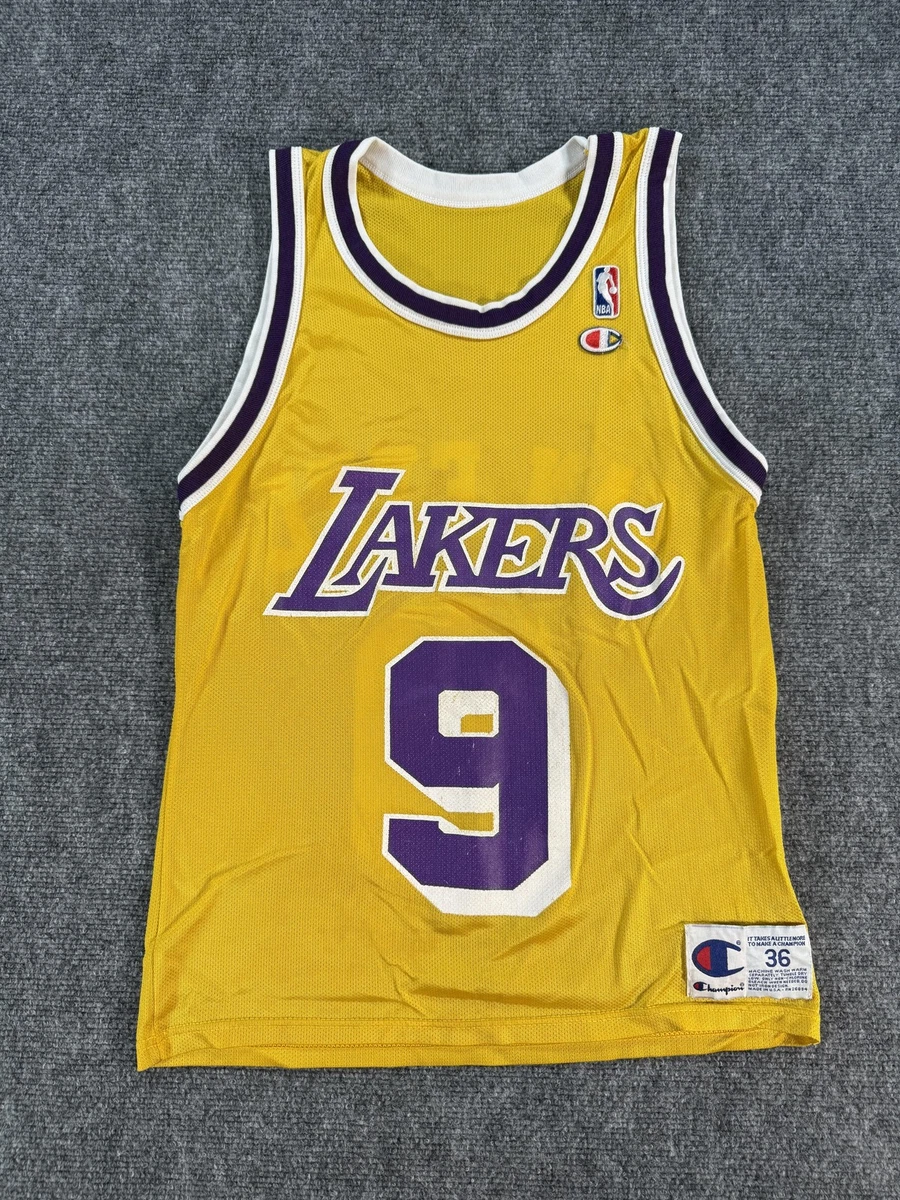 【希少】NBA ユニフォーム　ニック　ヴァンエクセル Vintage CHAMPION Nick Van Exel #9 Los Angeles Lakers NBA