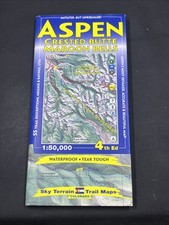 ASPEN, CRESTED BUTTE  MAROON BELLS Sky Terrain Trail Maps, 2015