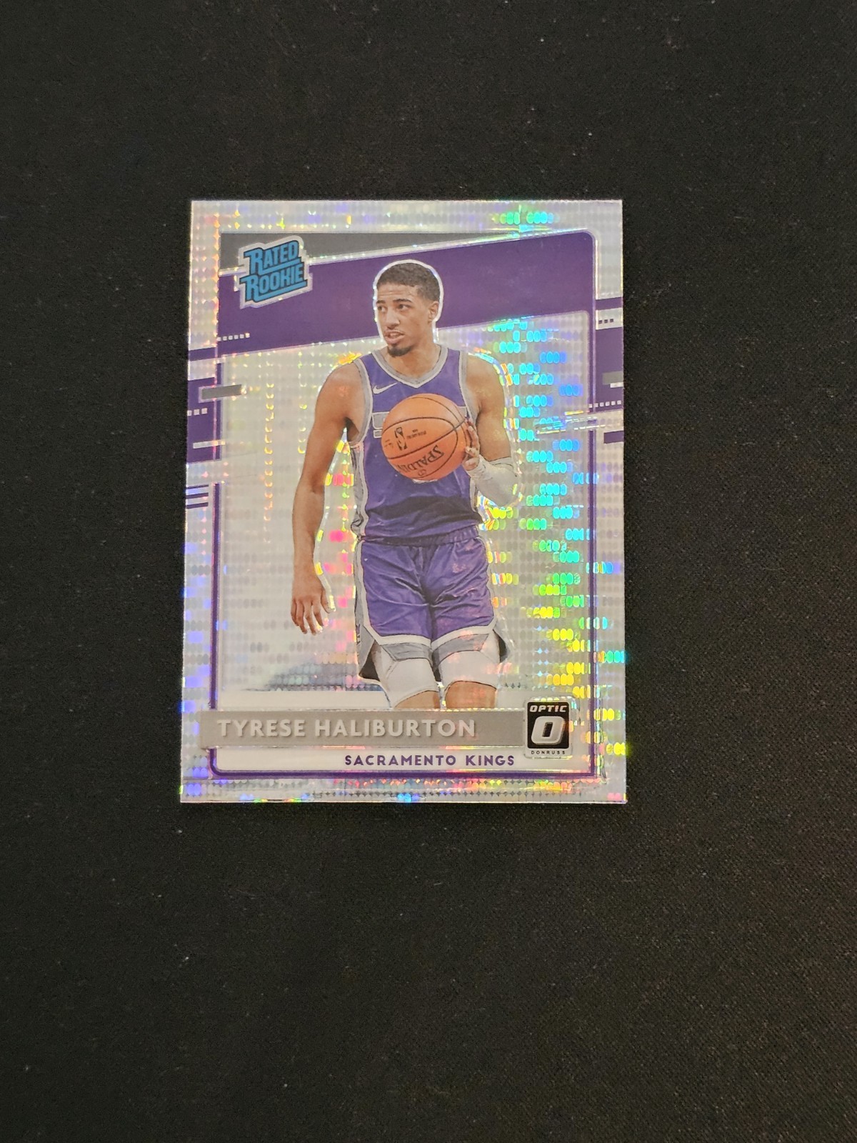2020-21 Panini Donruss Optic - Rated Rookie Tyrese Haliburton #162 Pulsar Prizm