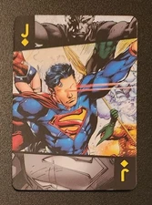 DC COMICS SUPERMAN PLAYING CARD JACK OF DIAMONDS