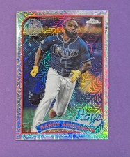Topps 2024 Series 1 Randy Arozarena Tampa Bay Rays Mojo Refractor Card T89C-56