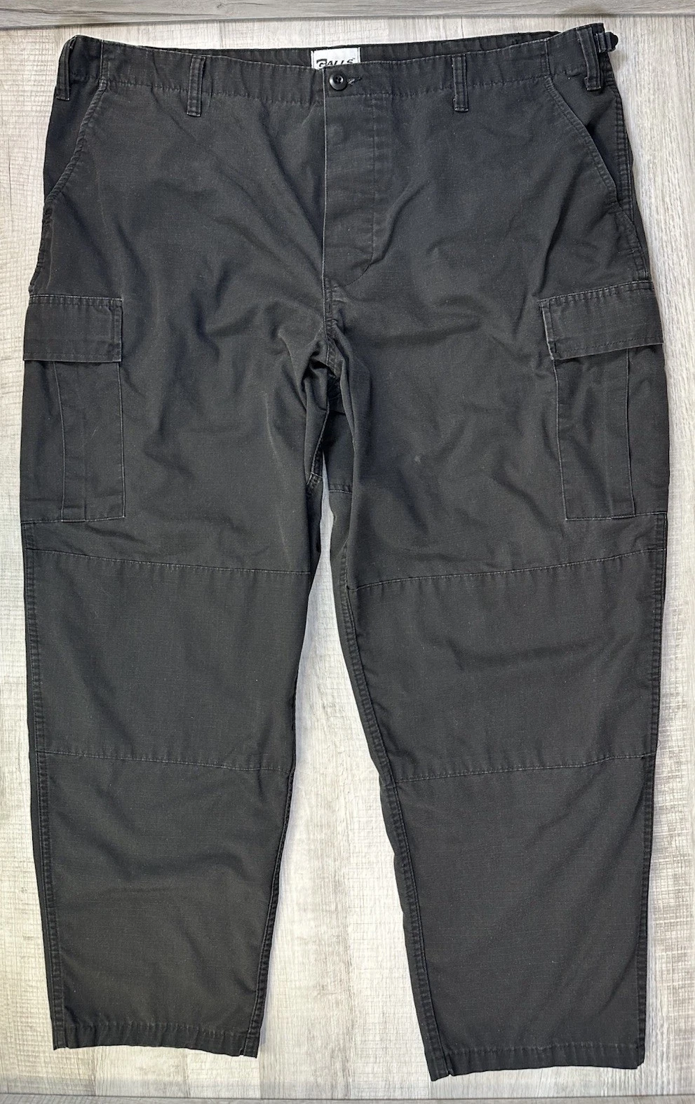 Galls Cargo Pants Blk Men Size 43-47X29.5-32.5 (Actual 45X30.5”) Adjustable
