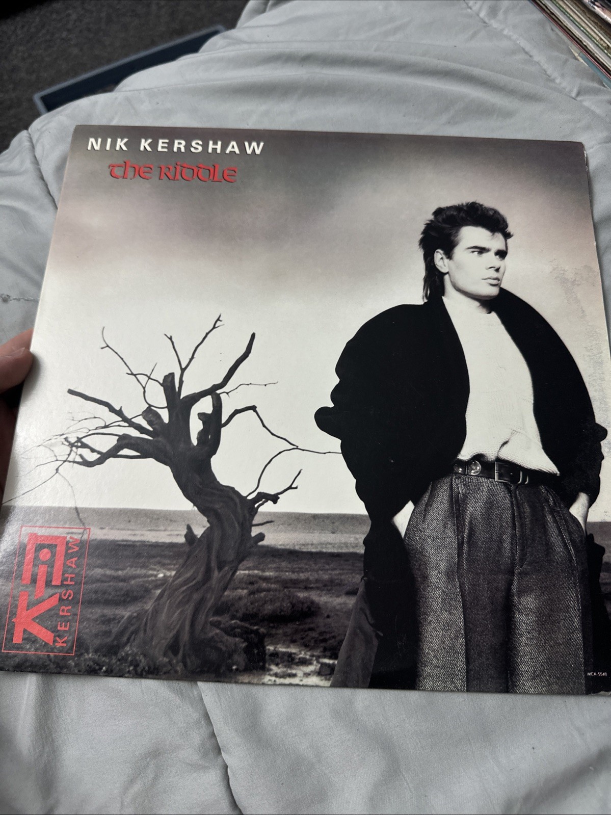 Nik Kershaw - The Riddle - Vinyl LP - 1985 - US - MCA 25054 - Repress - VG+