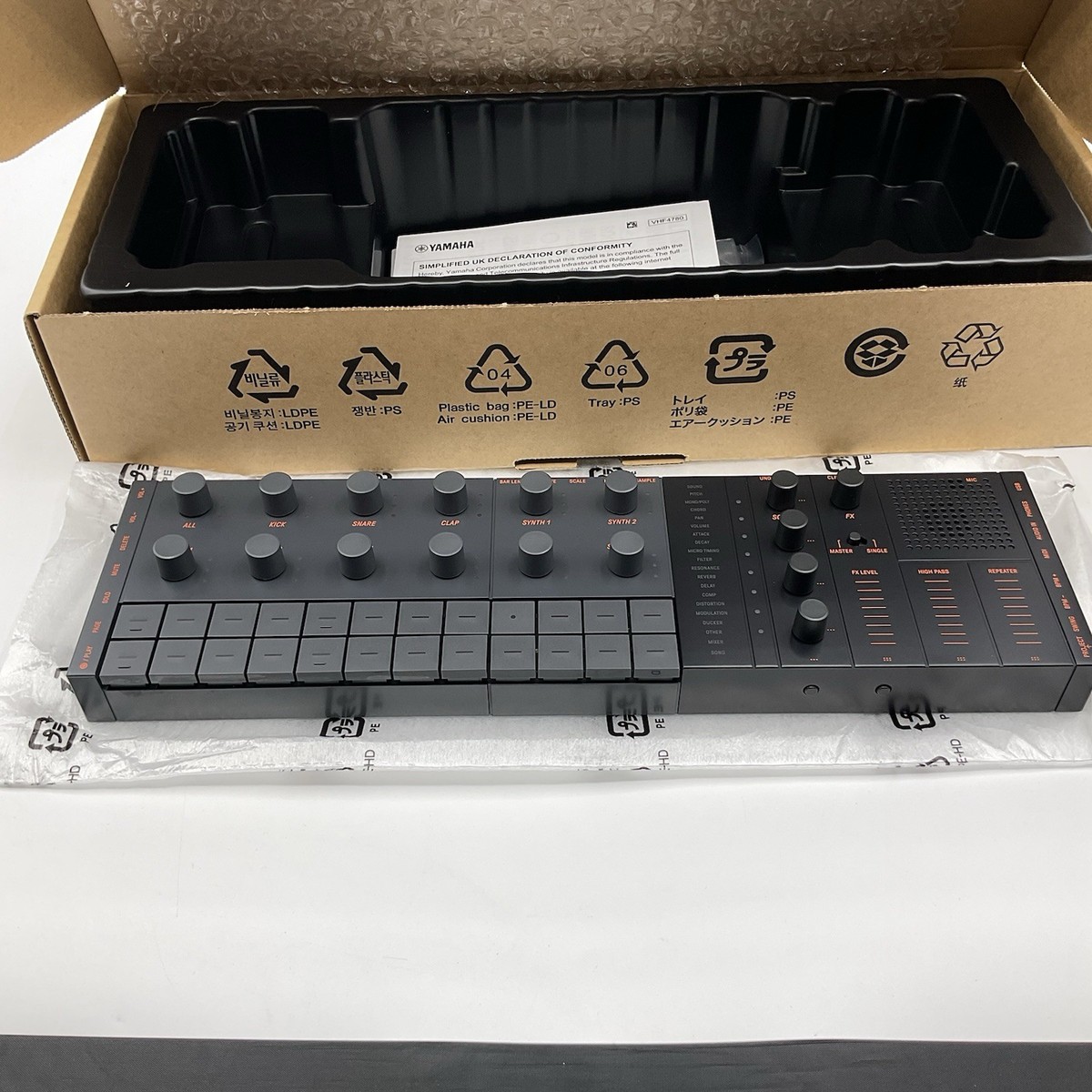 Yamaha SEQTRAK Music Creation Station Black for sale online