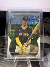 2023 Bowman Chrome Prospects Ethan Salas 1st Bowman Mojo Refractor RC