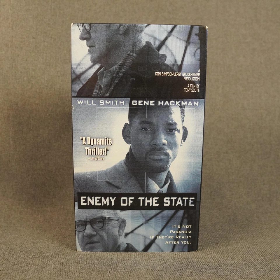 Enemy Of The State VHS Tape 1998 Will Smith Gene Hackman Touchstone Home Video - Image 3 of 4