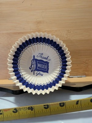 5 Vintage Wabash Railroad Muffin Cups
