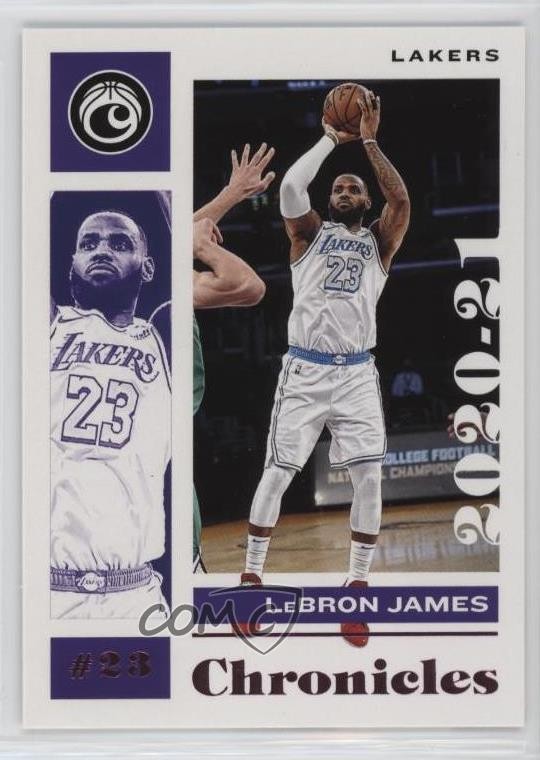 2020-21 Panini Chronicles Chronicles Bronze LeBron James #46 05v0